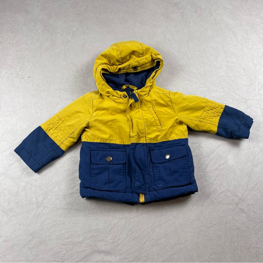 Cherokee Kids Puffer Jacket in Yellow and Navy